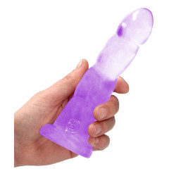 Real Rock Crystal Gode Twist Crystal RealRock 16 x 4cm Violet